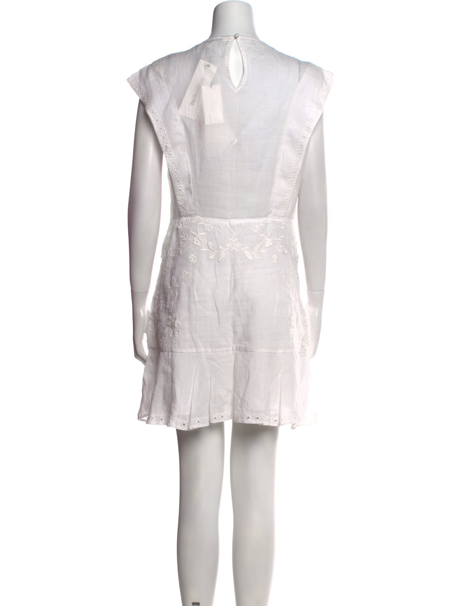 Veronica Beard Scoop Neck Mini Dress